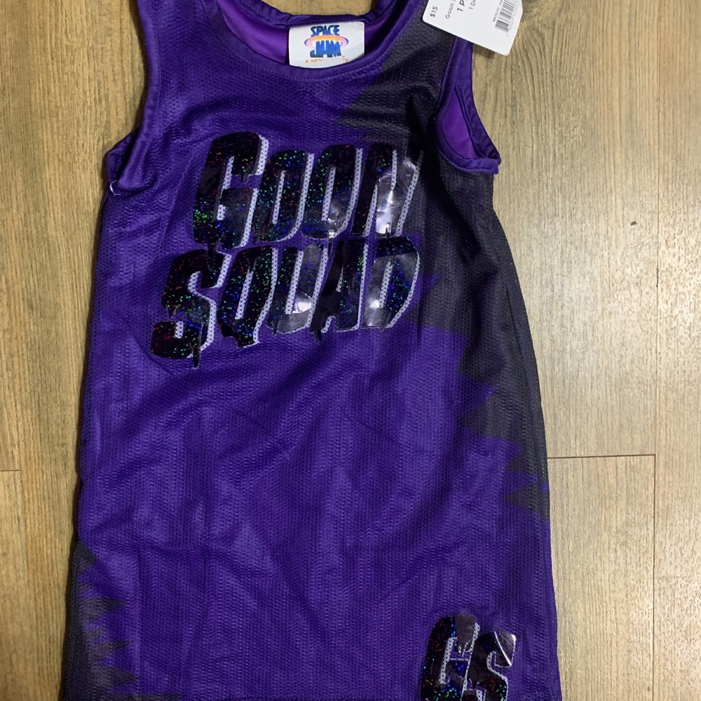 Childrens halloween costume, space jam- goon squad